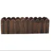 Jardinera Grande de Madera Maciza para Exteriores Macetero para Flores de Exterior Caja de Plantas Rectangular Maceta para Verduras de Balcón Maceta de Madera Madera Anticorrosiva