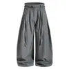 Pantalones de trabajo para exteriores para hombre y mujer, nuevo modelo verano 2026, diseño de cordón, pantalones cargo holgados para adelgazar, estilo casual deportivo
