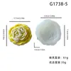 Molde de Silicona de Flor de Margarita Tulipán Rosa Peonía Transfronterizo para Velas de Aromaterapia DIY Adorno de Yeso Venta al por Mayor