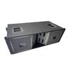 Caixa de som line array de 12 polegadas dupla, caixa de som line array de três pontos de frequência, áudio para performance de palco grande, áudio para auditório, áudio para ensino
