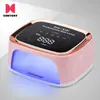 S10 Máquina de Terapia de Luz para Unhas Recarregável Alta Potência Secagem Rápida Lâmpada de Terapia de Luz Sem Fio para Unhas Lâmpada UV Máquina de Secagem de Unhas