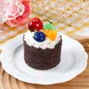 Pegatina de Refrigerador para Pastel Pequeño en Forma de Corazón con Simulación de Amasado de PU Decoraciones de Adornos para Refrigerador de Pastel Mousse de Crema de Coco Triturado