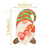 Decoraciones Navideñas Pintura Infantil Blanco Crudo DIY Tablero de Madera Inserto de Madera Muñeco de Nieve Adornos de Cera de Abeja Venta al por Mayor