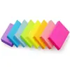 Notas Adhesivas de Color Fluorescente Transfronterizas Notas Adhesivas Cuadradas de Colores Bloc de Notas Adhesivo de Colores Pegatinas N Veces 51*38mm