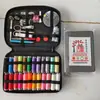 Bolsa de Almacenamiento Portátil para Costura, Kit de Herramientas para Manualidades y Tejido de Uso Doméstico, Caja de Costura de Viaje, Kit de Costura