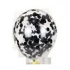 Globo de lentejuelas de 12 pulgadas transfronterizo globo de confeti transparente color lámina de aluminio lentejuela 2.8g globo de confeti colorido