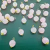 Joias DIY joias artesanais grampo de cabelo 10mm cristal redondo flor única anel duplo curvo