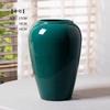 Jingdezhen Simples Moderno Cerâmica Vaso Armário de Exibição Ornamentos Verdes Pousada Hotel Casa Decorações Suaves Frete Grátis