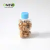 Frasco de Empaque Forma de Gatito Grado Alimenticio Mascota 50ml Botella de Plástico Transparente Bebida de Jugo Botella Sellada