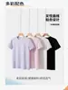 Nova camiseta feminina de verão, secagem rápida, gola redonda, manga curta, esportiva, solta, leve e respirável