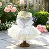 PETCIRCLE Ropa para Mascotas para Perros Pequeños y Cachorros, Linda Falda Tutú de Malla Multicapa, Falda de Tul para Vals