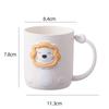 Vaso para Enjuague Bucal, Vaso para Cepillo de Dientes, Soporte para Cepillo de Dientes, Vaso para Cepillo de Dientes, Soporte para Cepillo de Dientes, Vaso Infantil, Niño, Niña, Pareja, León Pequeño