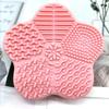 Caixa de limpeza de pincéis de maquiagem de silicone Starfish Mickey Almofada de limpeza de silicone Ferramentas de maquiagem de beleza Esponja de limpeza a seco Esfregão de silicone