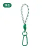 Pulseira de Corda Trançada com Padrão Moderno e Fivela Dupla, Cordão de Celular de Corda Trançada Colorida, Corda Curta Multifuncional Estilo Japonês