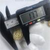 Botón decorativo de 1,7 mm para correa de chaqueta, botones dorados de 20 mm para vaqueros, botón con el logotipo de Guandong.