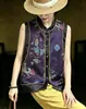Nueva ropa de mujer estilo chino con intrincados bordados, chaleco de lujo ligero, chaqueta sin mangas nueva de 2026 con un toque de alta gama