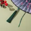 Atacado de Borlas de Nó Chinês, Saquinhos, Borlas Pendentes, Pingentes de Leque, Borlas de Chapéu Vazadas com Contas e Enfeites Pendentes Decorativos