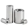 Acero Inoxidable 304 Tuerca Redonda Extendida Varilla Roscada Barra Roscada Espesor Aumentado Conector Cilíndrico Tuerca de Conexión Tapa de Tornillo