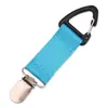 Clip para Sombrero de Paja Multifuncional para Viajes al Aire Libre Clip para Sombrero de Sol Correa de Nylon de Color Clip para Mochila Clip de Almacenamiento Portátil