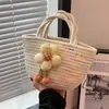 Bolsas Atacado Personalizadas, Novos Modelos para Mulheres, Bolsas de Mão Verão 2026, Bolsas de Palha Trançadas Casuais para Praia