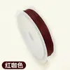 Rolo Pequeno de Fios Coloridos de Fio de Miçangas Feito à Mão, Fio de Poliéster, Material DIY, Fio Trançado, Fio para Borla, Fio para Enrolar Pulseira Atacado