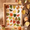 Cinta de Día Hermoso: Hojas de la Serie Champs-Elysees Diario Creativo de Plantas Pegatinas Decorativas DIY, 8 Diseños