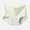Ropa interior de periodo antibacteriana para niñas estudiantes de 10 A, algodón puro, longitud extendida, a prueba de fugas, transpirable, tiro medio, calzones de estudiante