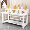 Altar Budista Moderno para Uso Doméstico, Mesa de Oferendas para Buda, Altar de Incenso, Guanyin, Riqueza e Oferendas Espirituais, Mesa de Oferendas para Buda e Bodhisattva