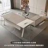 Escritorio de oficina moderno simple, escritorio para supervisor o gerente, muebles de oficina elegantes de alta gama, juego de escritorio y silla para jefe