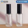 Botella de spray cilíndrica de 30 ml, de vidrio transparente, para emulsión de aceite, cosmética, venta al por mayor, disponible en Guangzhou.