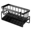Estante de Almacenamiento para Grifo de Cocina Estante Secador Estante Secador Sin Taladro Hogareño para Grifo de Fregadero Estante Secador
