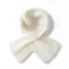 Bufanda de cuello unisex de cachemir 100% puro, tejida para otoño e invierno, versátil, cómoda, suave, amigable con la piel, simple