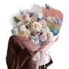 Papel de Pétalos Rasgado a Mano, Papel Dongba con Textura Hecho a Mano, Papel de Envoltura para Ramo de Flores, Papel de Envoltura Floral para Manualidades, Papel de Arte
