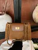 Bolso de Mujer 2024 Otoño/Invierno Nuevo Estilo Moda Casual Acolchado de Diamantes Bordado Bolso con Cadena Bolso de Hombro Único para Mujer Bolso Cruzado