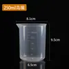 Vaso de Plástico de 50ml 100 150ml500 Vaso Medidor Experimental Espesado Pp Cilindro Medidor Graduado de Doble Cara Tienda de Té con Leche