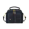Bolsa de Mão Tendência Transfronteiriça Feminina Estilo 2026 Retrô Jeans Patchwork Ombro Único Transversal Bolsa para o Trabalho Casual Pequena Quadrada