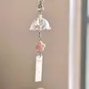 Estilo Ins Carrillón de Viento de Botella Flotante Llavero de Teléfono Colgante Pequeño Medusa Estrella Correa para Bolso Decoración Versátil para Mujeres