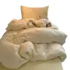 Popular juego de ropa de cama de cuatro piezas, suave y amigable con la piel, lavable a máquina, adecuado para dormitorios individuales de estudiantes, juego de tres piezas, estilo ins simple