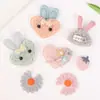 Margaritas Oreja de Conejo Frescas al por Mayor, Flores en Forma de Corazón, Fresas Hechas a Mano para Ropa DIY, Accesorios para Zapatos y Sombreros, Adornos Florales