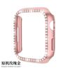 Adecuado para Apple Watch Series 12/11/10 Funda Protectora de Caja de Reloj Hueca de una Sola Fila Galvanizada
