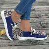2026 Zapatos Planos Casuales de Lona con Cordones para Mujer Zapatos de Tela para Mujer Nuevos de Primavera y Otoño Tallas Grandes Europeas y Americanas Zapatos para Mujer