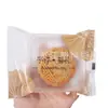 Sacos para Bolo Lunar com Borda Plissada, Sacos para Embalagem de Comida para Assar Biscoitos, Sacos Seláveis para Chá Aromatizado, Embalagem Selada para Assar Bolo