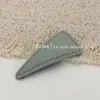 Pinza de BB de Color Aguacate con Puntada Sencilla, Pinza Geométrica Fresca de Verano para Mechones Laterales, Pasador para la Parte Posterior de la Cabeza
