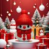 Impresión 3D Muñeco de Nieve de Mano Navidad Comercio Exterior Nicho Adornos de Mano Juguetes para Niños Colgante de Regalo Avanzado