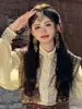 Nuevo Estilo Accesorios para el Cabello con Borlas de Princesa Occidental, Adorno para la Frente Estilo Étnico Bohemio, Decoración para la Frente Estilo Exótico de Niña Luanlan