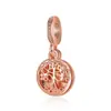 Colgante Arcoíris en Forma de Corazón Oro Rosa Transfronterizo Atrapasueños Hueco Hecho a Mano Pulsera Collar DIY Accesorios Estilo Étnico
