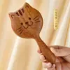 Peine de masaje de sándalo personalizado para gatitos, peine de dientes anchos de 28 dientes, peine de masaje para el cuero cabelludo y los meridianos de la cabeza de los gatitos