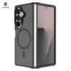 Funda Plegable Transfronteriza para Teléfono Samsung Zfold8Ultra con Textura Similar a la Piel, Cubierta Lateral Magnética, Funda Protectora Universal Anti-Caídas para Fold7