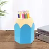 Portalápices de Dibujos Animados Creativo Multifuncional Almacenamiento de Escritorio de Oficina Portalápices Estudiante Plástico Personalizado Estante de Almacenamiento Simple
