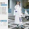 Capa de Chuva Elétrica Eva Feminina de Corpo Inteiro, Poncho de Chuva de Peça Única à Prova de Tempestade para Adultos, Comprimento Estendido para Estudantes e Homens
